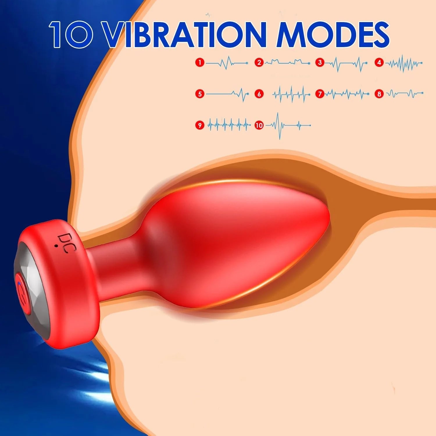 Kablosuz Anal Vibratör Prostat ve G-Noktası Masaj Aleti