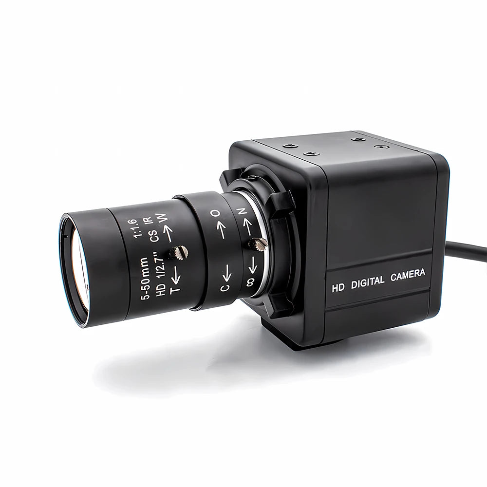 4K POE ipari IP kamera 8MP mini fém CCTV zoom objektívvel