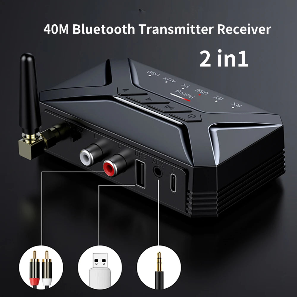 Bluetooth 5.0 Audio Transmitter and Receiver