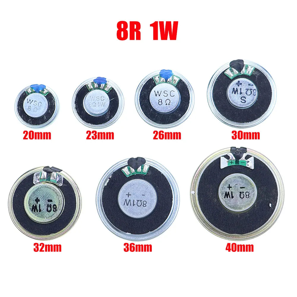 Mini Speaker Drivers, Impedance and Size Options, Pair
