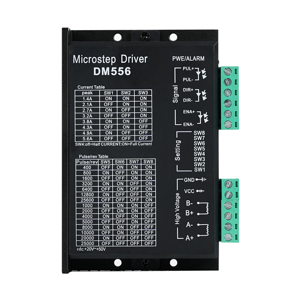 Dvojfázové budiče krokových motorov DM542 / DM556