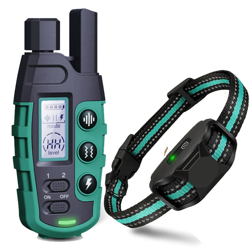 3300Ft Electric Dog Training Collar Remote Control Waterproof Pet BehaviorFor 5-120lbs Puppy With Shock Vibration 