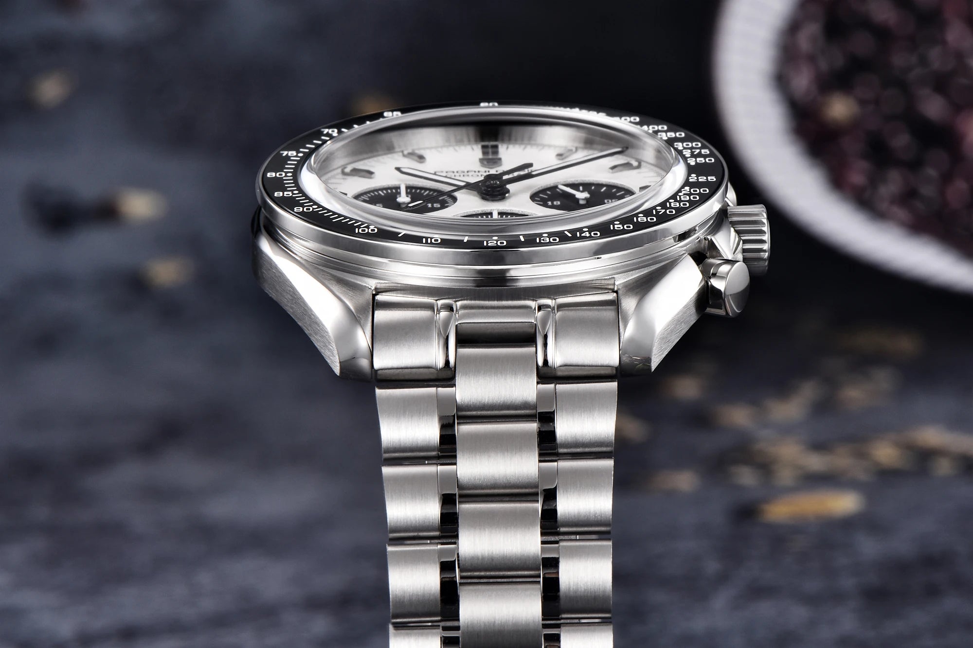 Pagani Design Chronograph Quartz Watch Men's Sapphire Steel 100M