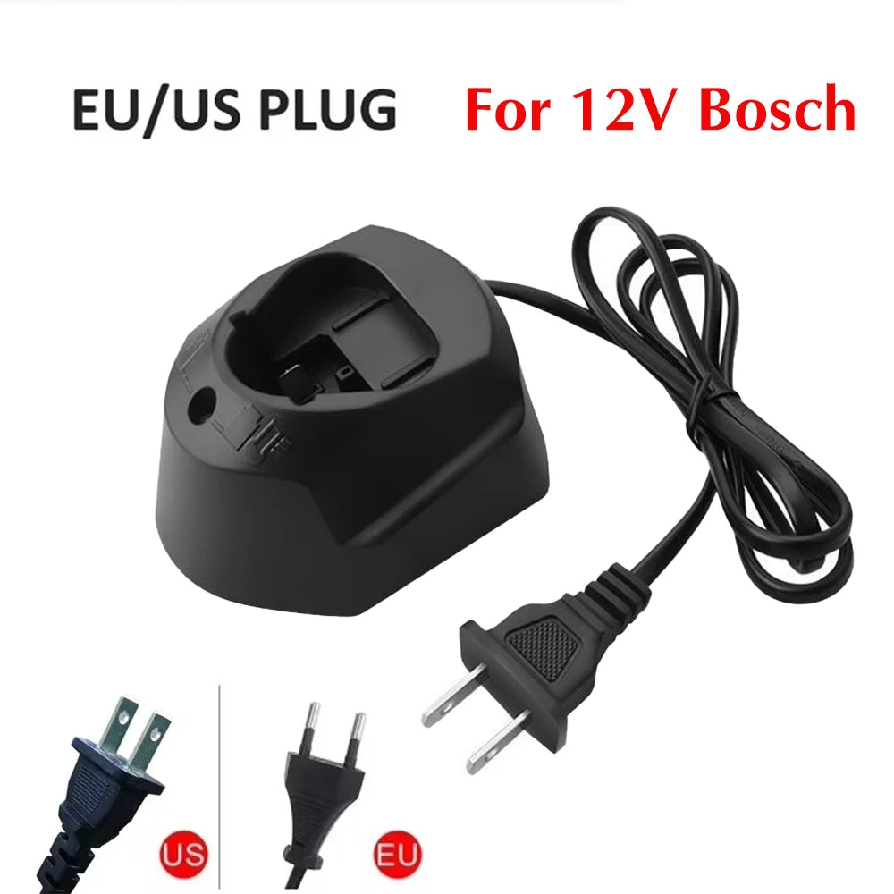 Charger for Bosch 10.8V / 12V Li-Ion Batteries