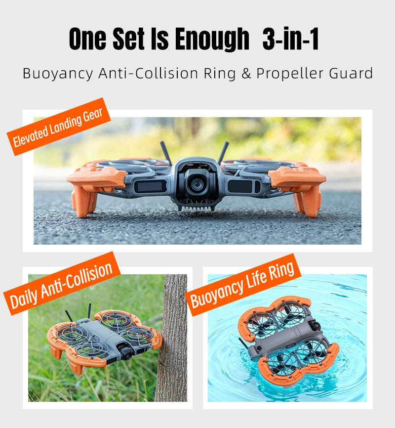 Pour DJI NEO 2 drone, protection d'hélice, couverture EVA flottante, anneau anti-collision, accessoires pour drone