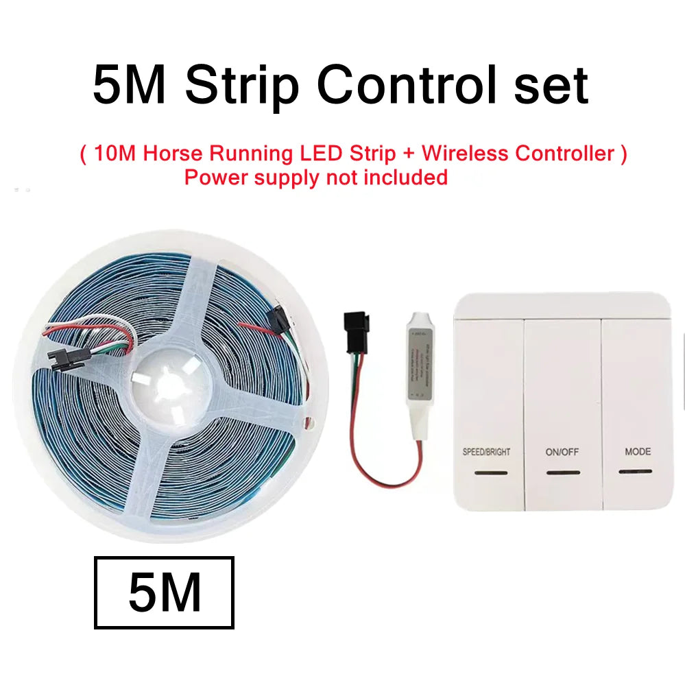 24 V Flowing LED Strip - Controller and Kit Options