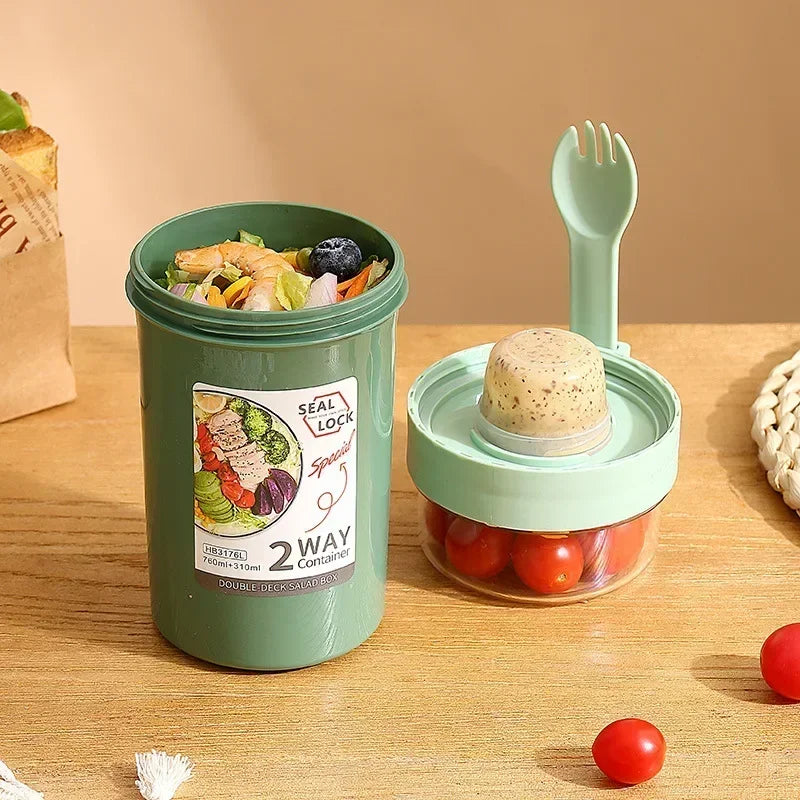 Two-Part Salad and Breakfast Cup, S/L Options