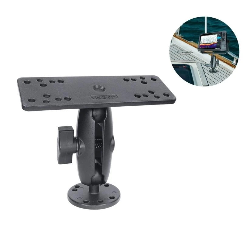 Adjustable Fish Finder Mount Bracket for Boats with Secure Grip