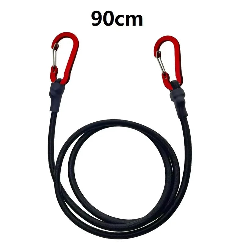 Heavy Duty Bungee Cord Elastic Tie Strap with Carabiner Hooks