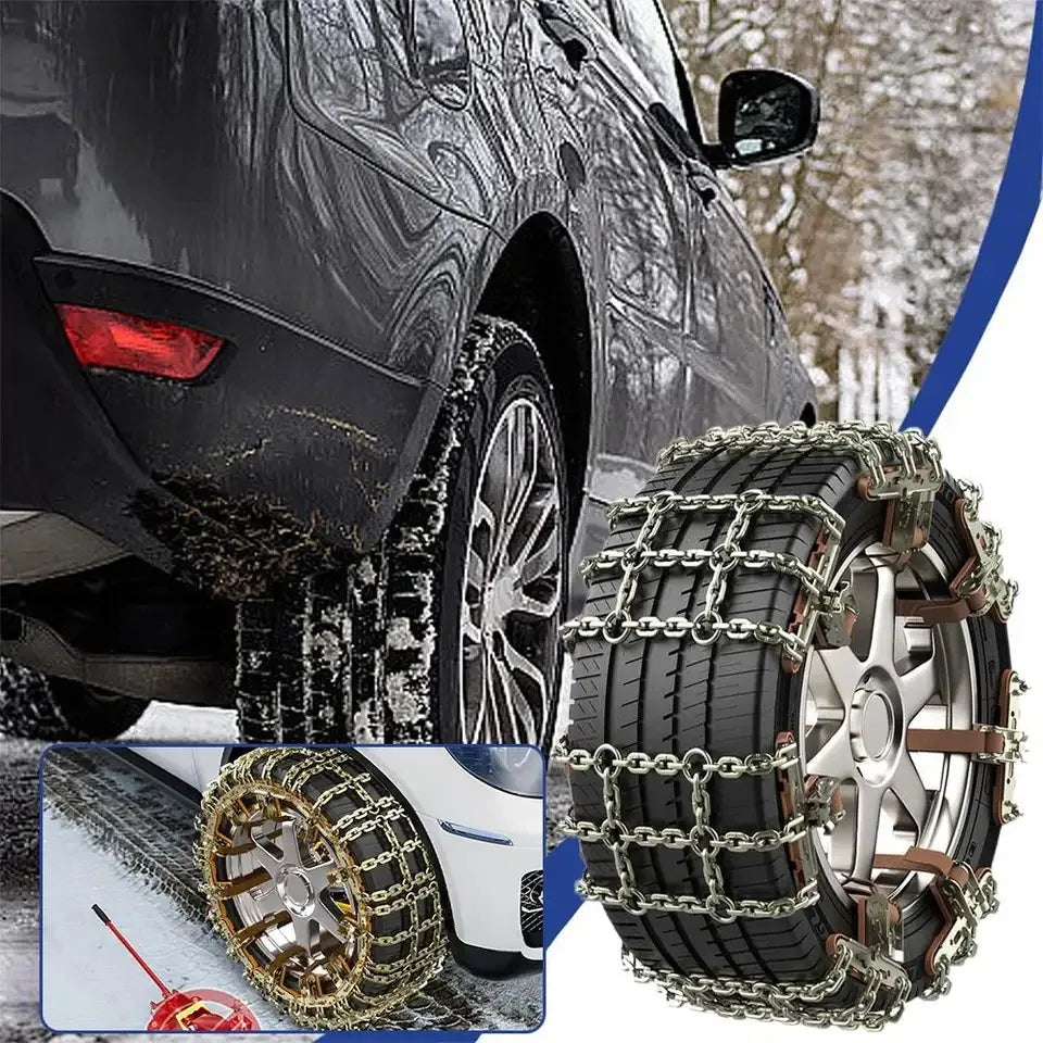 Emergency Tyre Traction Chains - Four Pieces