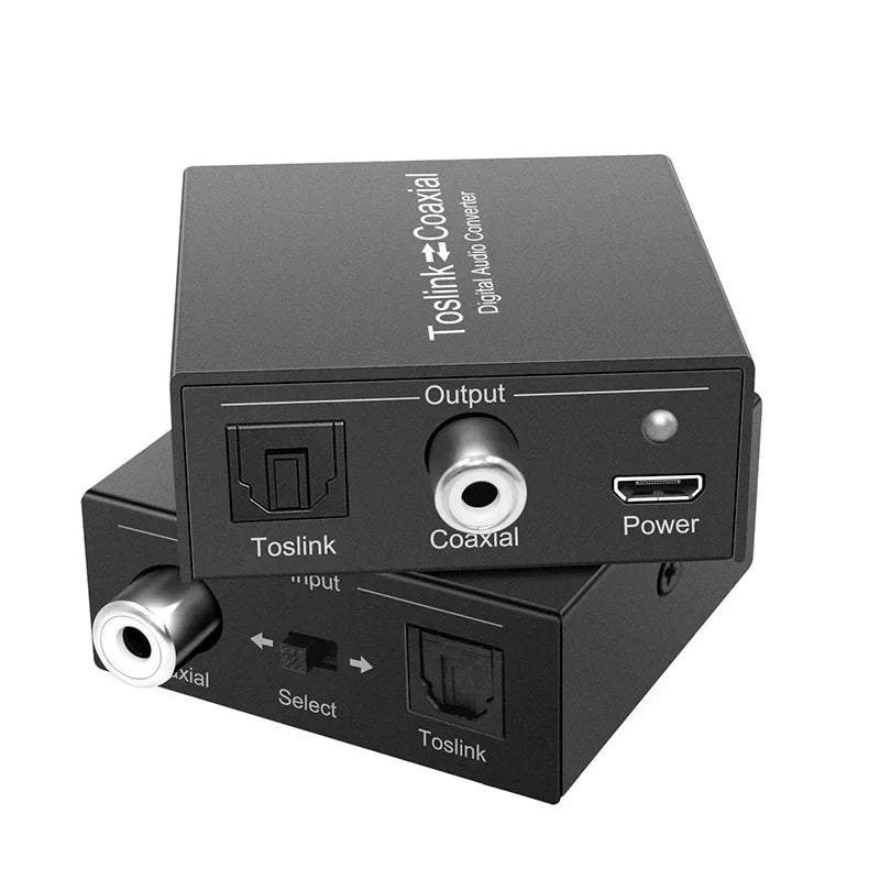 Convertidor de audio coaxial y óptico bidireccional