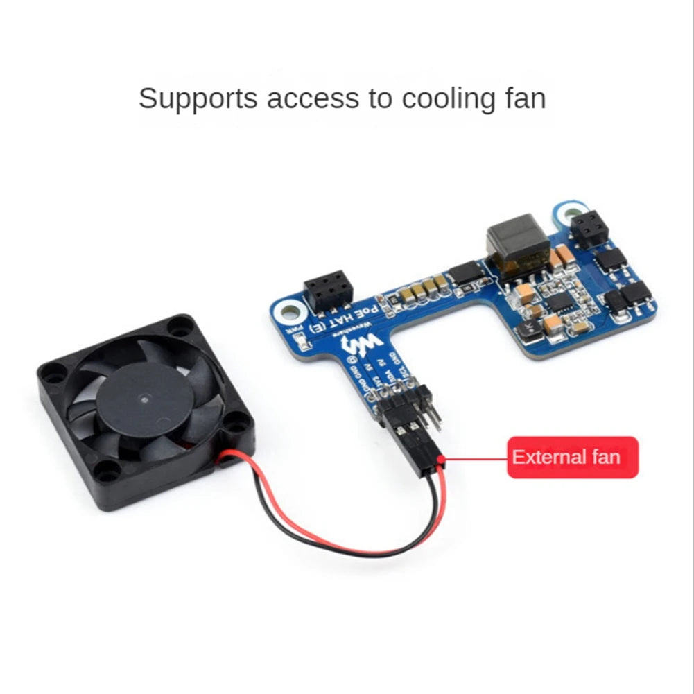 HAT PoE IEEE 802.3af E per Raspberry Pi 3B+/4B