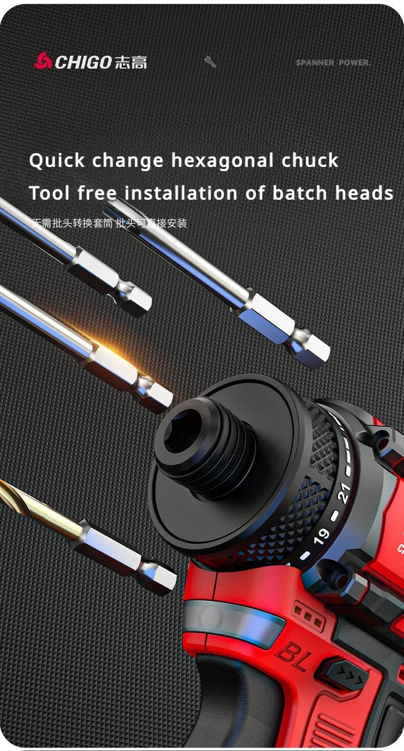 18 V Brushless Cordless Drill