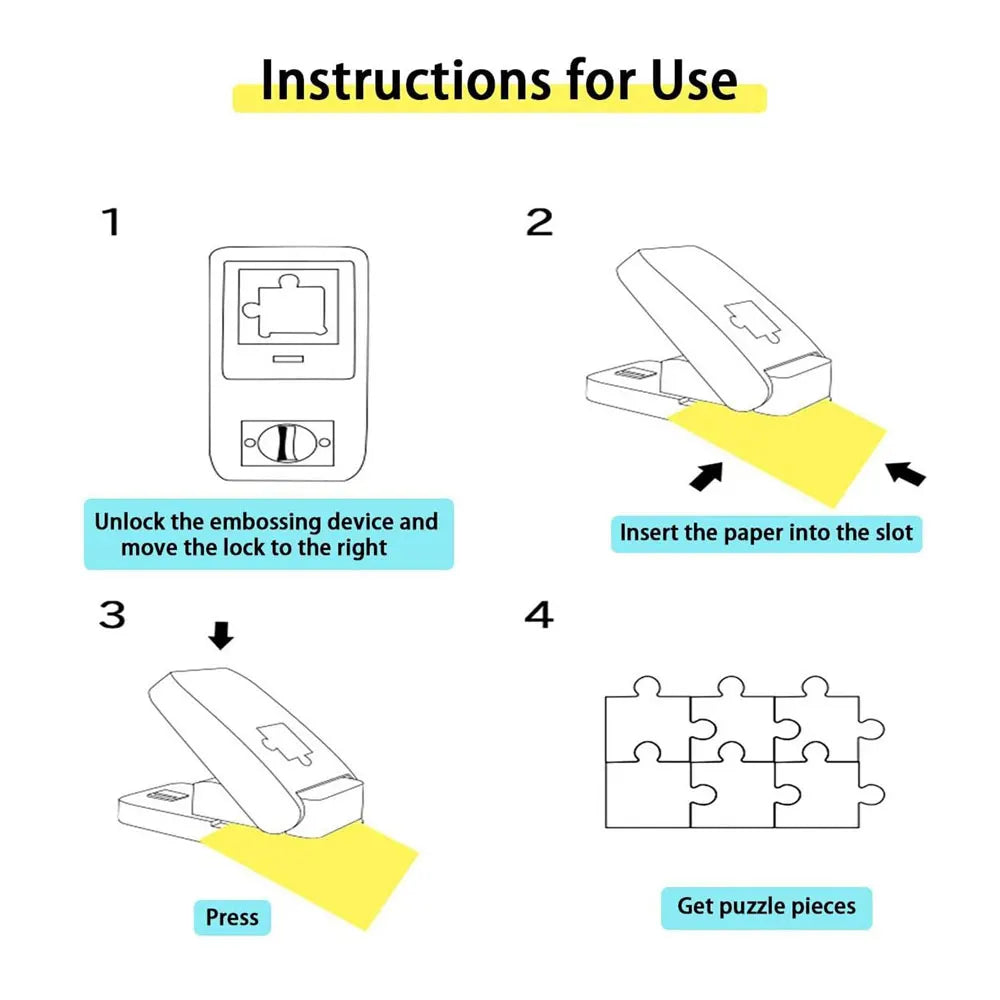 Mini Puzzle-Shaped Craft Punch