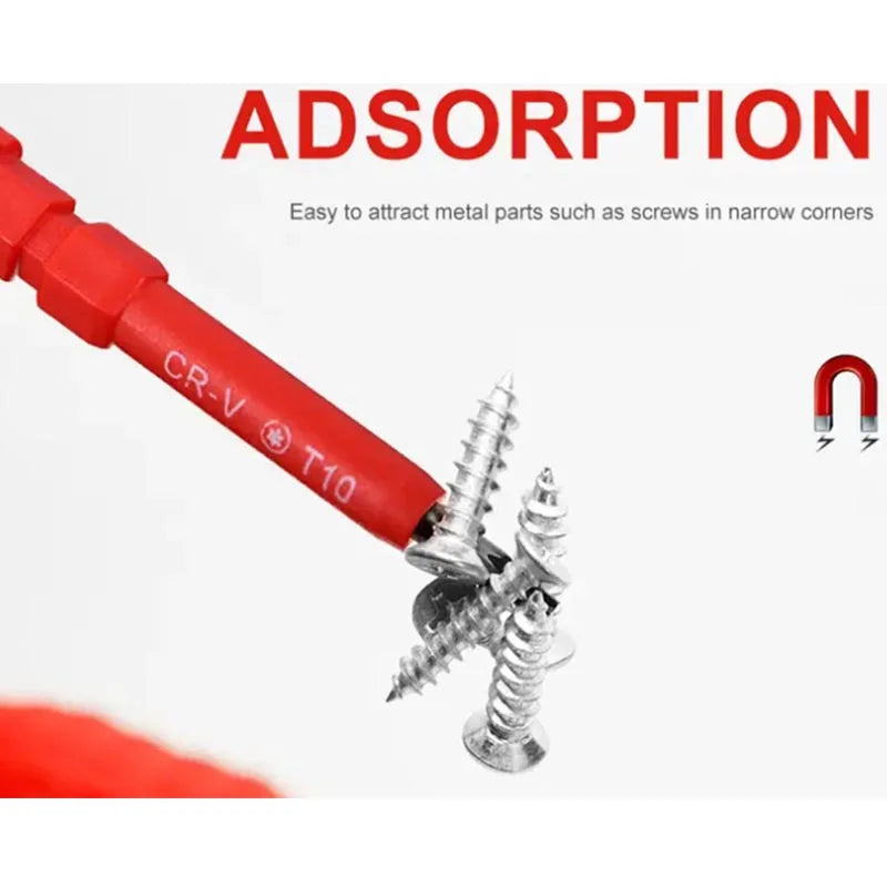 Interchangeable Screwdriver and Bit Set