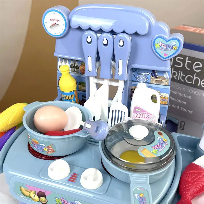 Children's Pretend-Play Kitchen Set