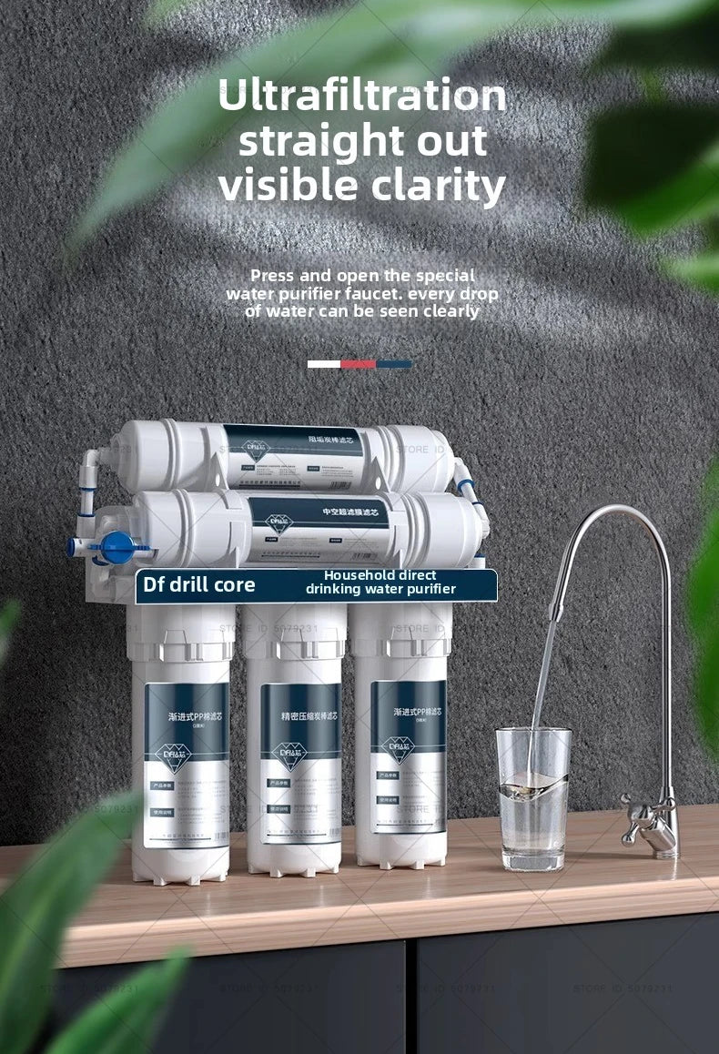 6-stopniowy ultrafiltracyjny filtr do kranu do wody 1,5 l/min