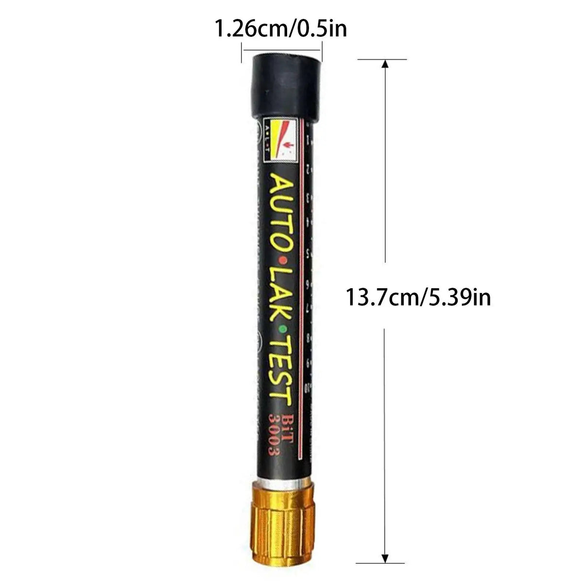 1 Stück Auto-Lackdickenmesser Messgerät Auto Lack Fahrzeuge Lack Crash Check Test Lackprüfer mit magnetischer Spitze Skala