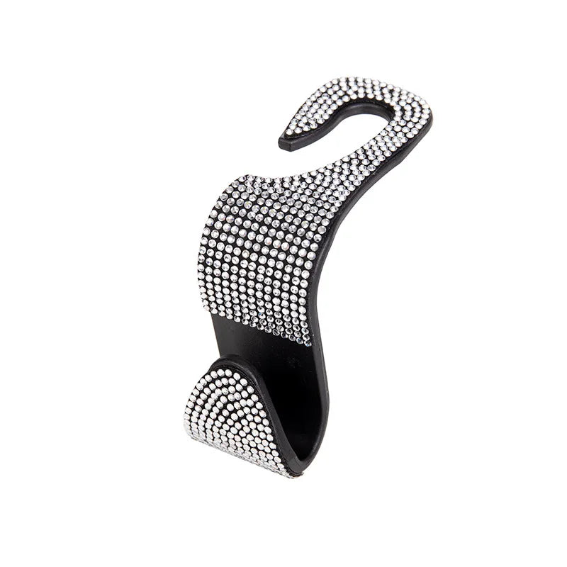 Rhinestone Car Seat Back Hook Hanger for Daily Vehicle Storage