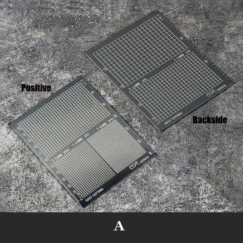 Stainless Steel Model Masking Cutting Template