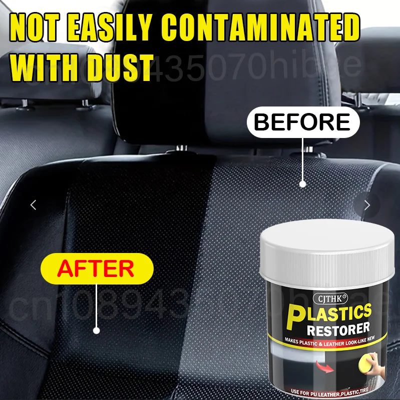 150g Auto Plastika Restorer Povratak U Crno Sjaj Auto Čišćenje Proizvodi Plastika Koža Obnova Autopoliranje Popravak Premaz Renovator