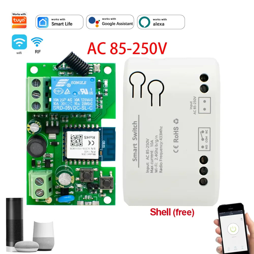 Wi-Fi Relay Controller - Channels and Supply Options