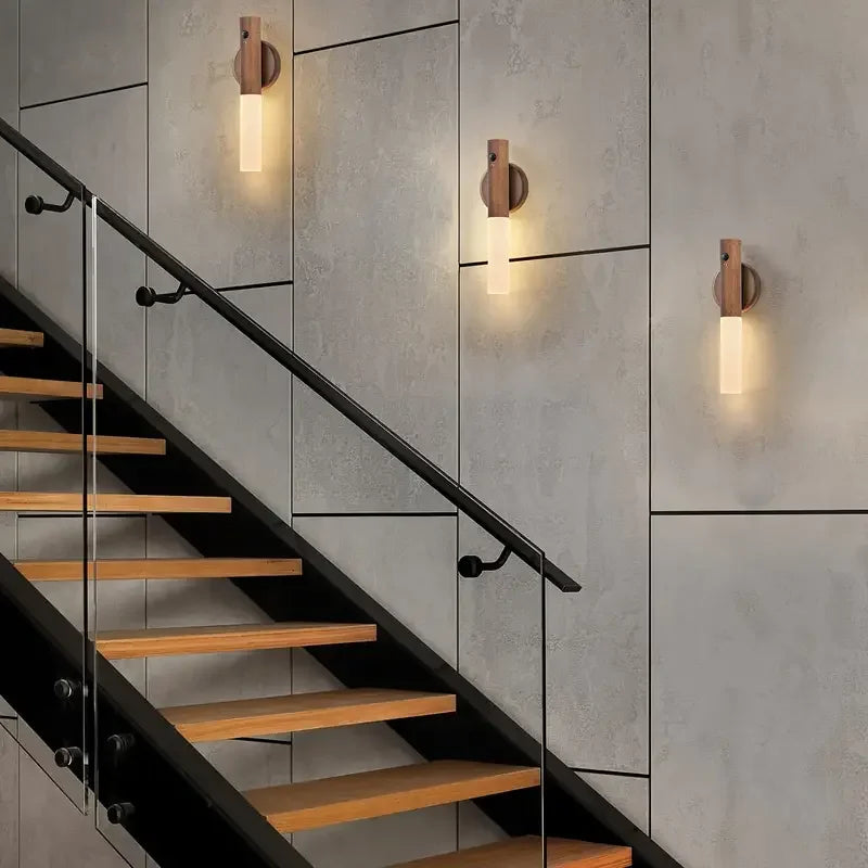 Rechargeable Magnetic Motion-Sensor Wall Light