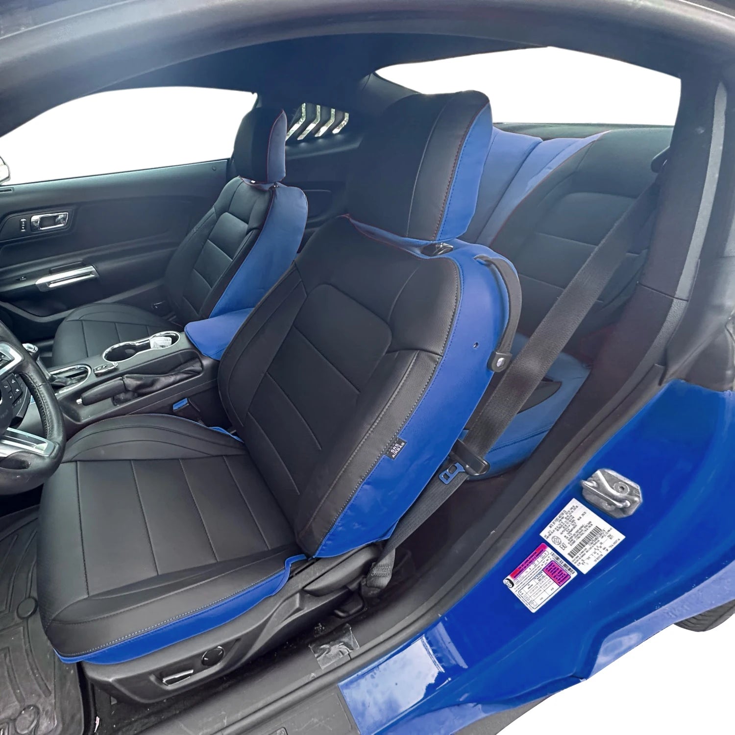 Індивідуальні чохли на сидіння автомобіля Mustang повний комплект