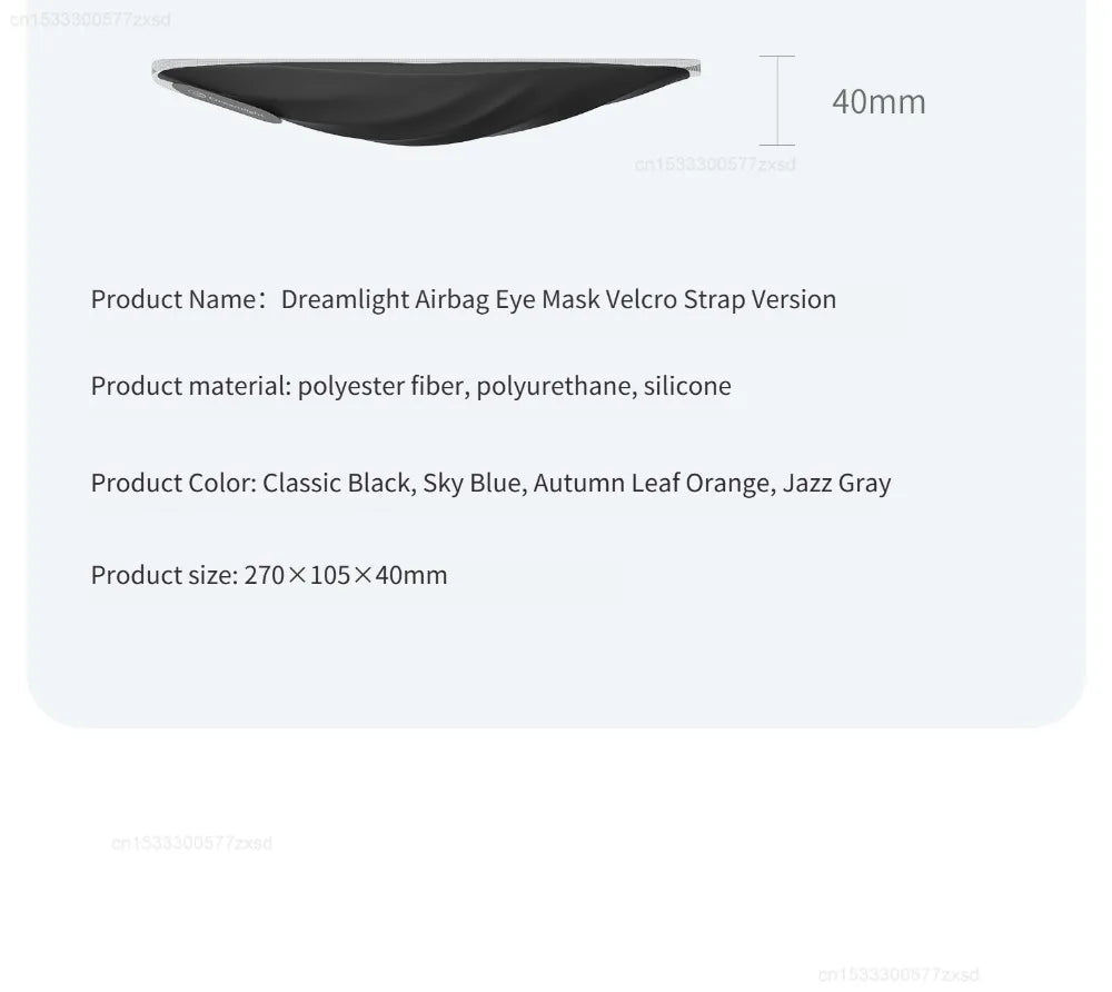 Xiaomi Dreamlight 4S Eye Mask Sleep 3D Stereoscopic Sleep Aid for Men Women Adult for Sleeping Block Out Light Travel Blindfold 