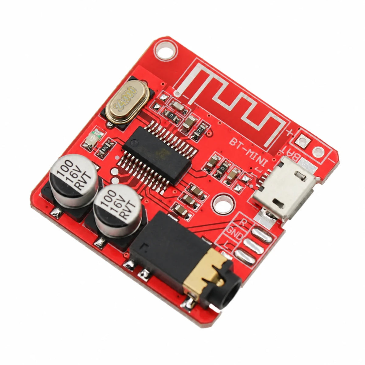 Bluetooth 5.0 Audio Receiver Board with 3.5 mm Stereo Output