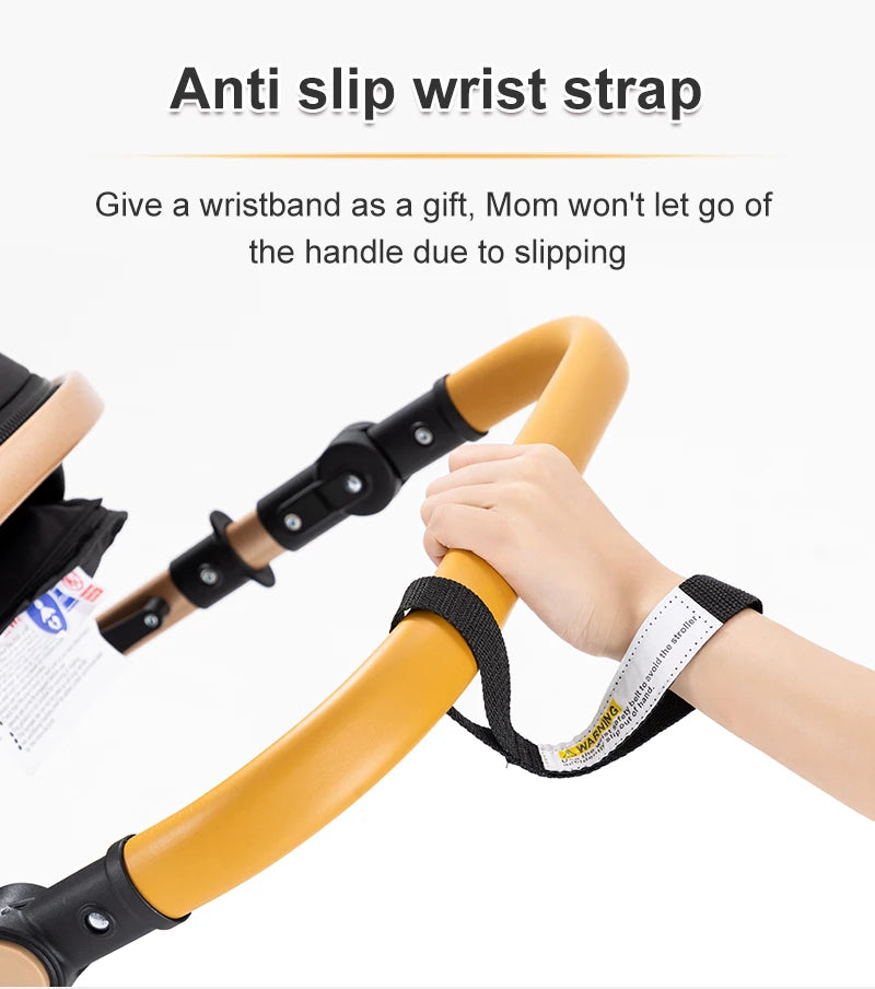 Luxury Baby Stroller 3‑in‑1 Travel System With Car Seat