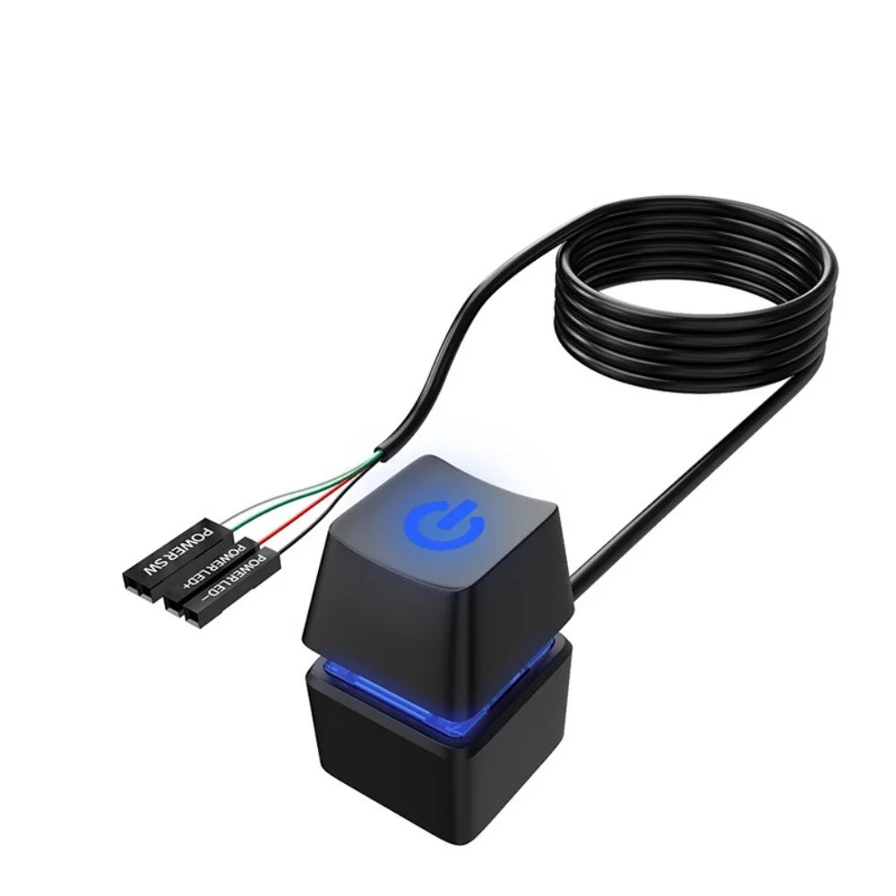 Cable externo para interruptor de encendido de placa base de PC con LED