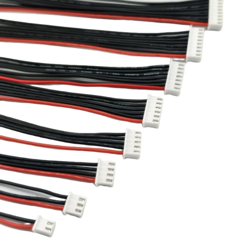 Prívodné vodiče balansovacieho konektora LiPo - balenie 10 ks, 1S až 8S