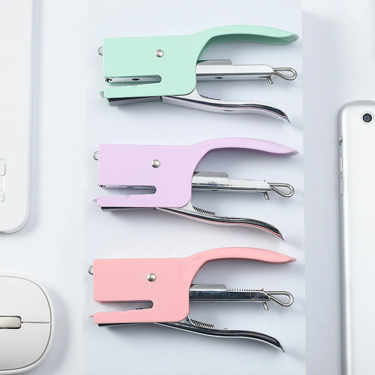 Compact Handheld Stapler, Three Colour Options