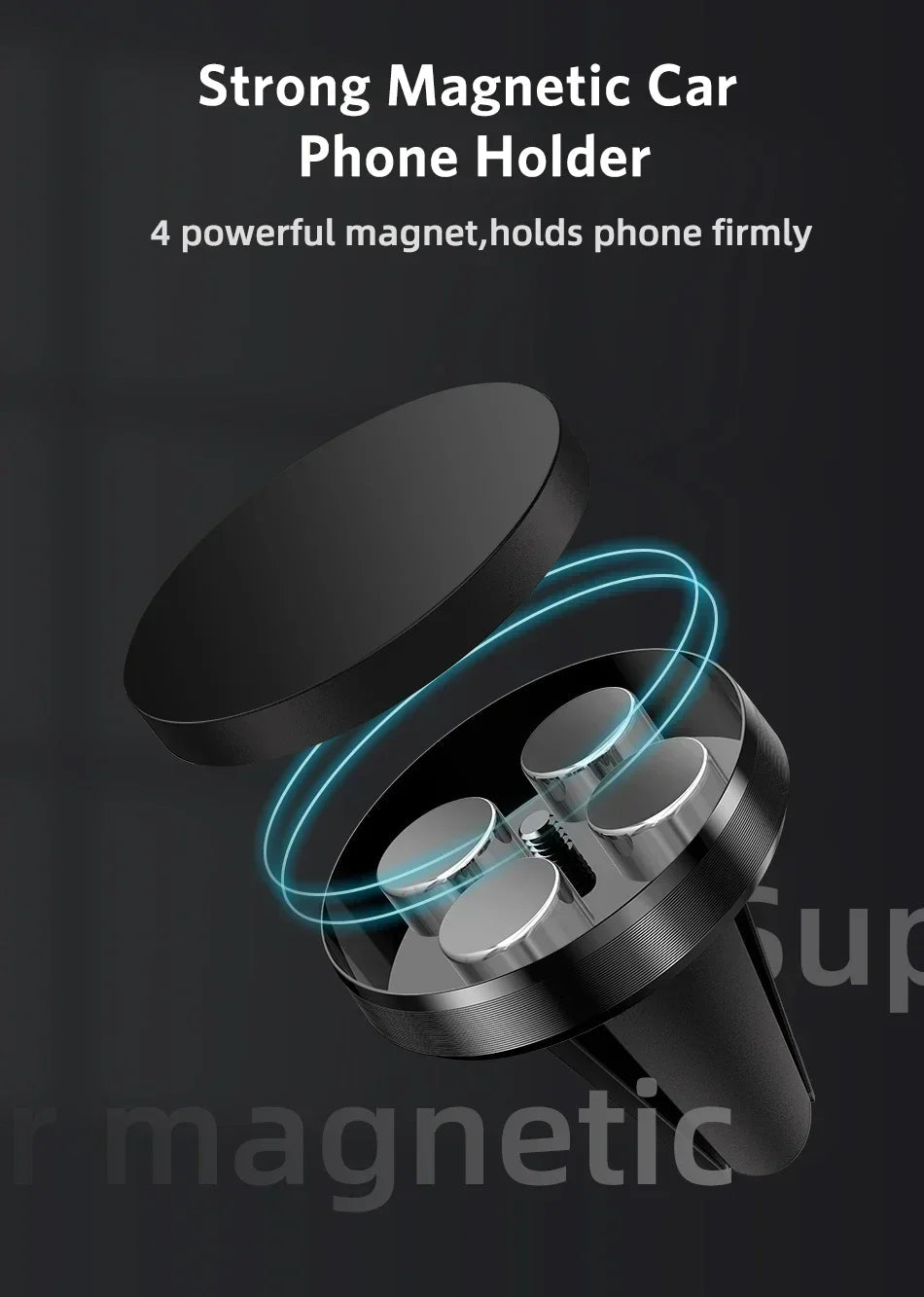 Air Vent Magnet Smartphone Mobile Stand Magnetic Car Phone Holder Cell GPS Mount For iPhone 16 15 14 13 12 Xiaomi Samsung Holder 