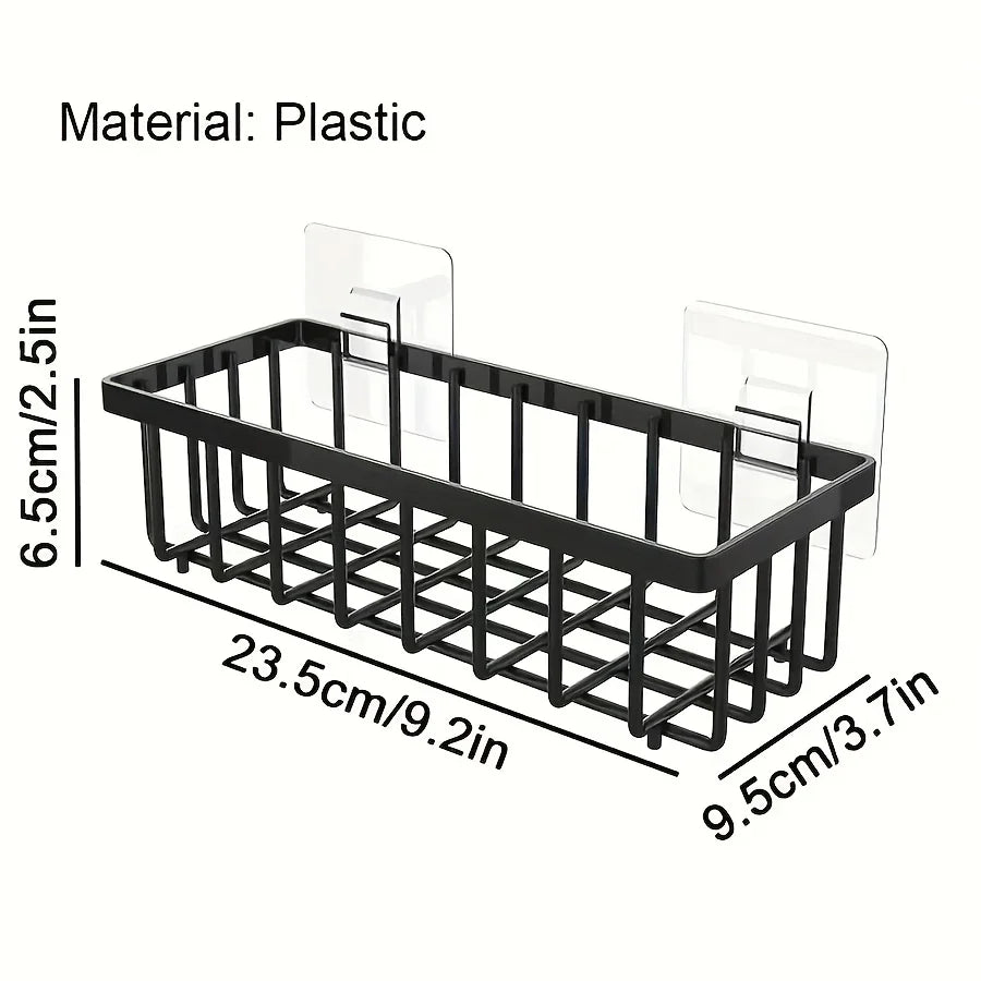 Kitchen Sink Organiser, No-Drilling Sponge and Brush Rack