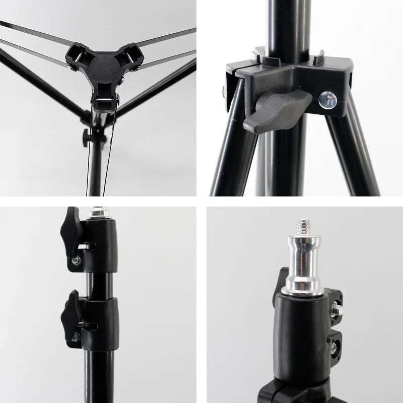 Aluminium Photography Light Stand, 1.6 m or 2.1 m