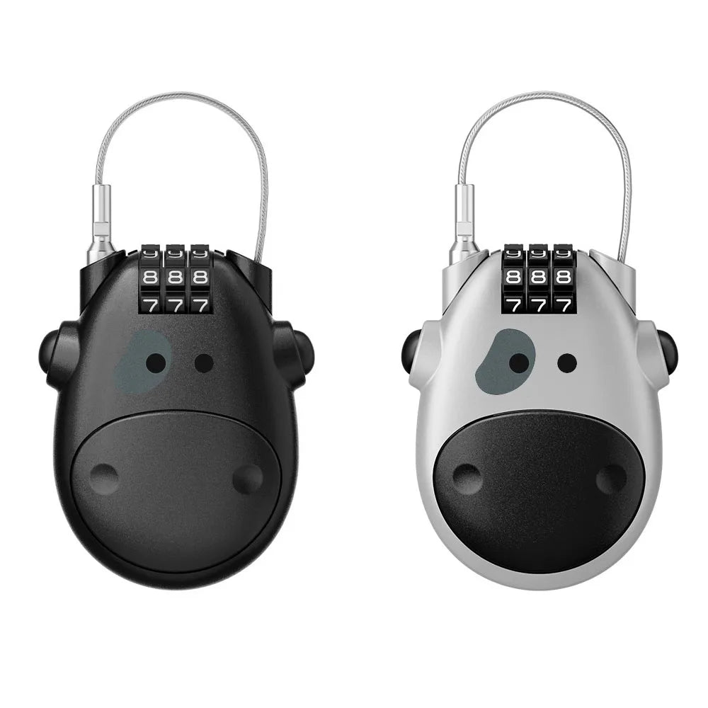 Retractable Combination Cable Lock