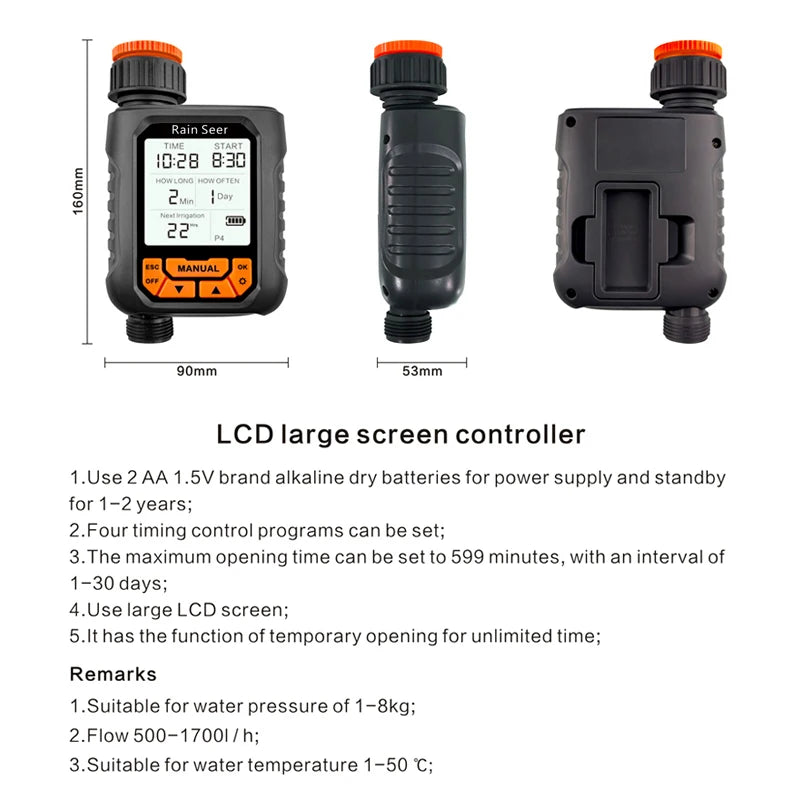 LCD Garden Watering Timer