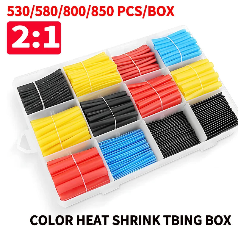 2:1 Heat-Shrink Tubing Assortment for Wire Repairs