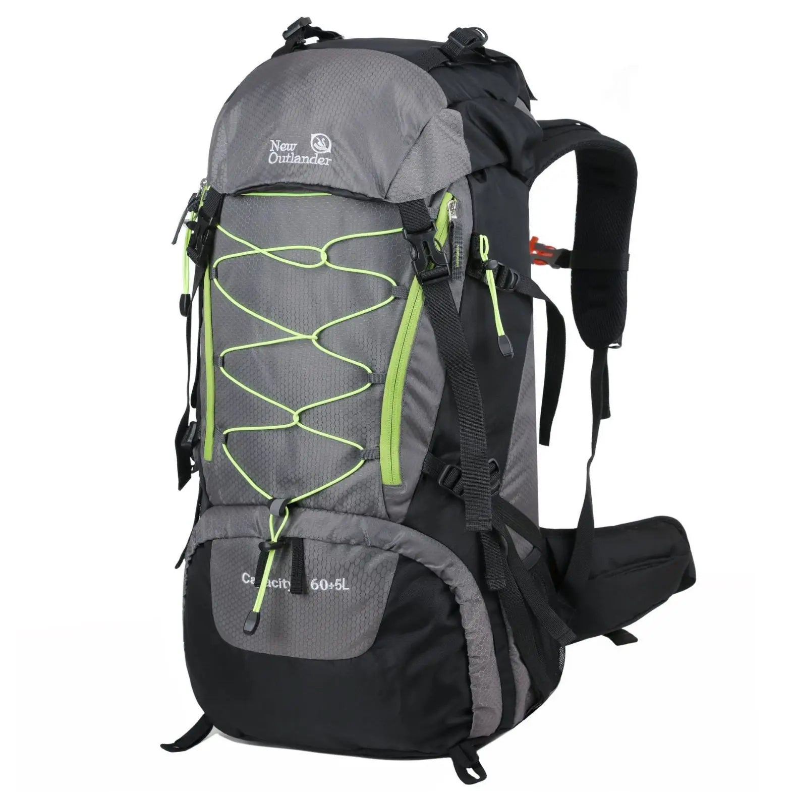 65L Waterproof Climbing Backpack for Hiking and Camping