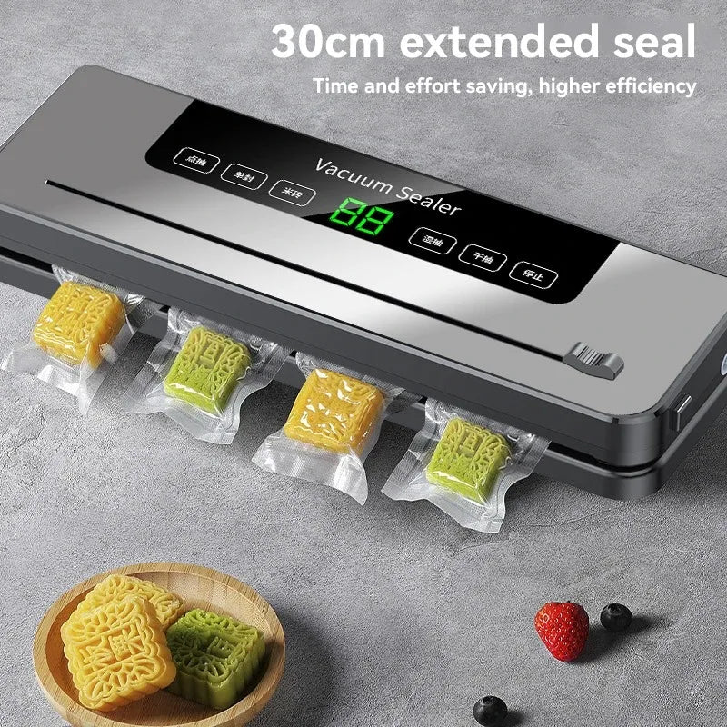 Scelleuse sous vide automatique pour aliments avec cutter intégré