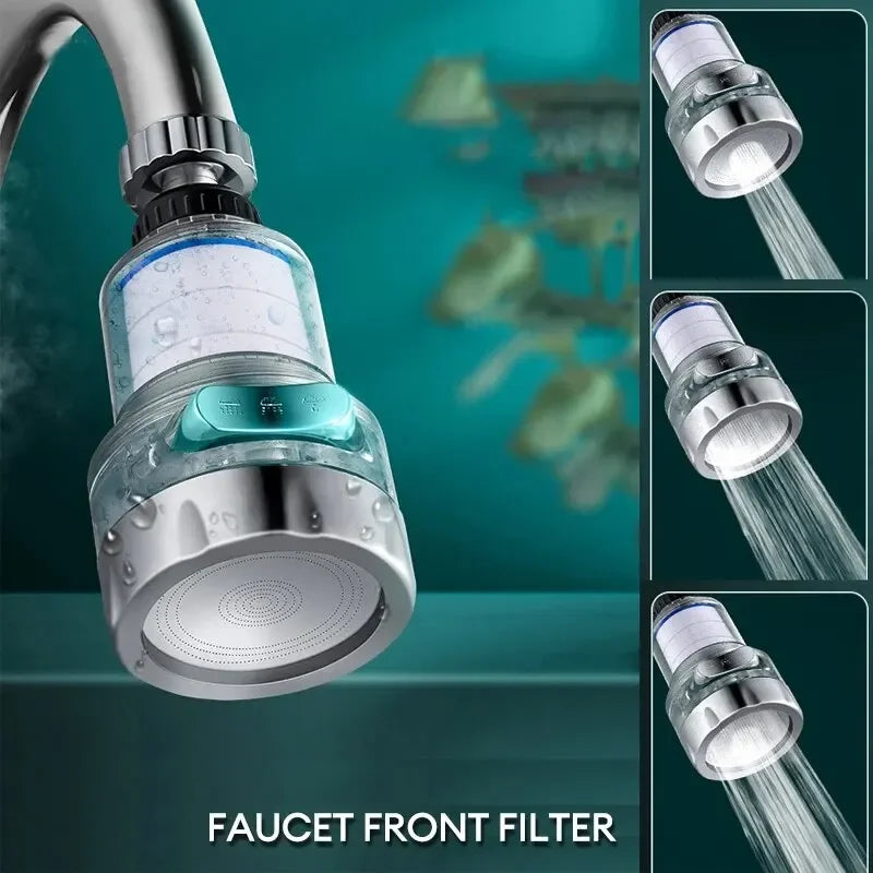 360 Rotating Water Purifier Filter Tap Universal For Kitchen Bathroom Shower Household Filter PP Cotton High Density 
