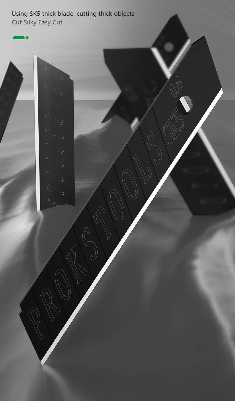 Utility Knife Box Cutter 8 In 1 Mutipurpose Stainless Steel Retractable Heavy Duty Waterproof Snap off Cutter Knife And Blades 