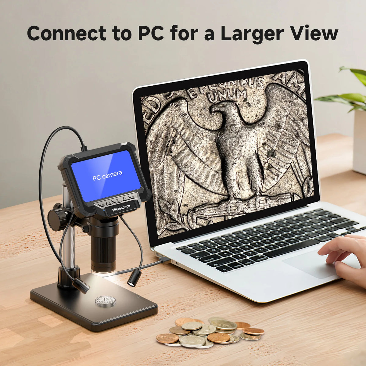 MK5 Digital Microscope with 4.3-Inch Screen