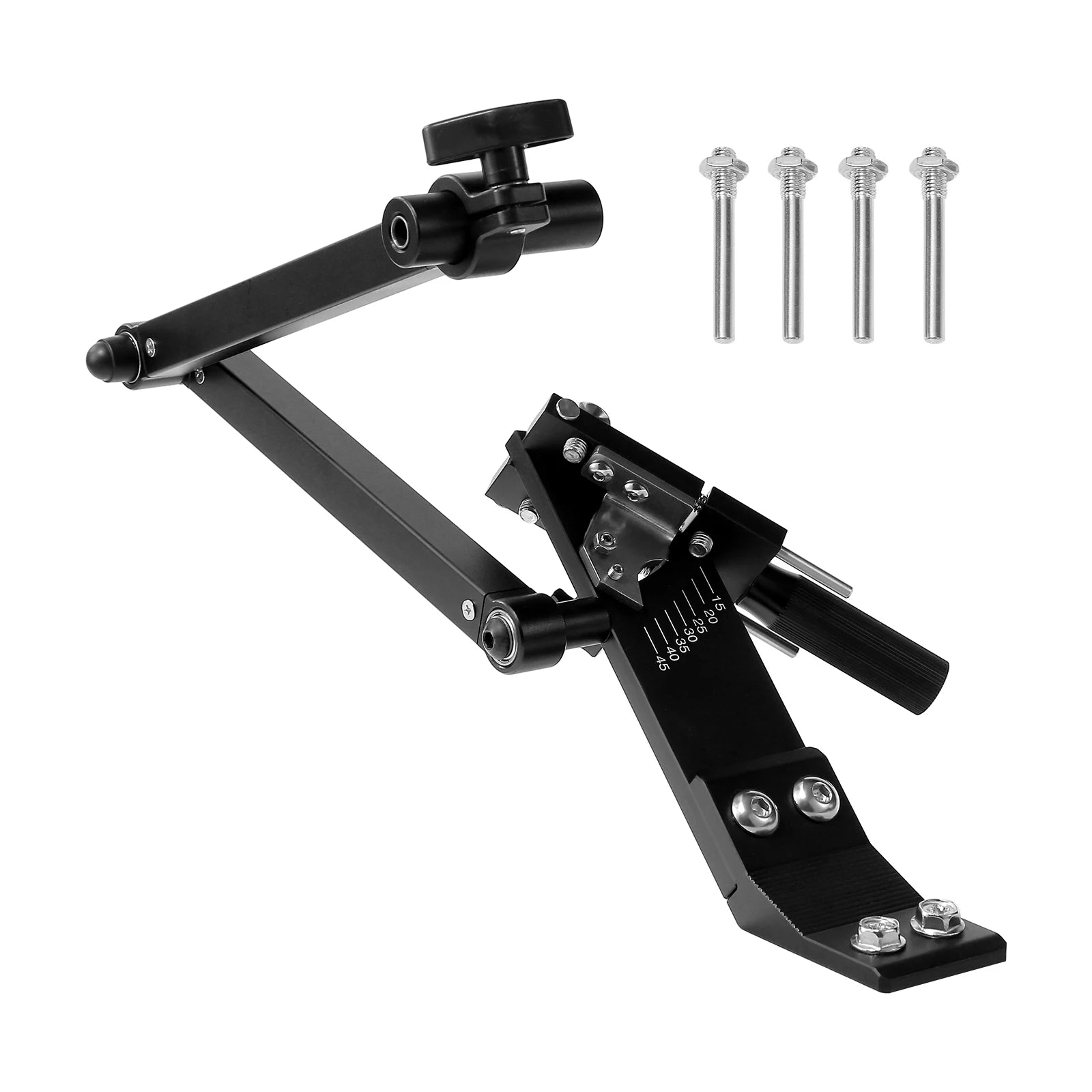 Adjustable Lawn Mower Blade Sharpener 15°–45° for Angle Grinders