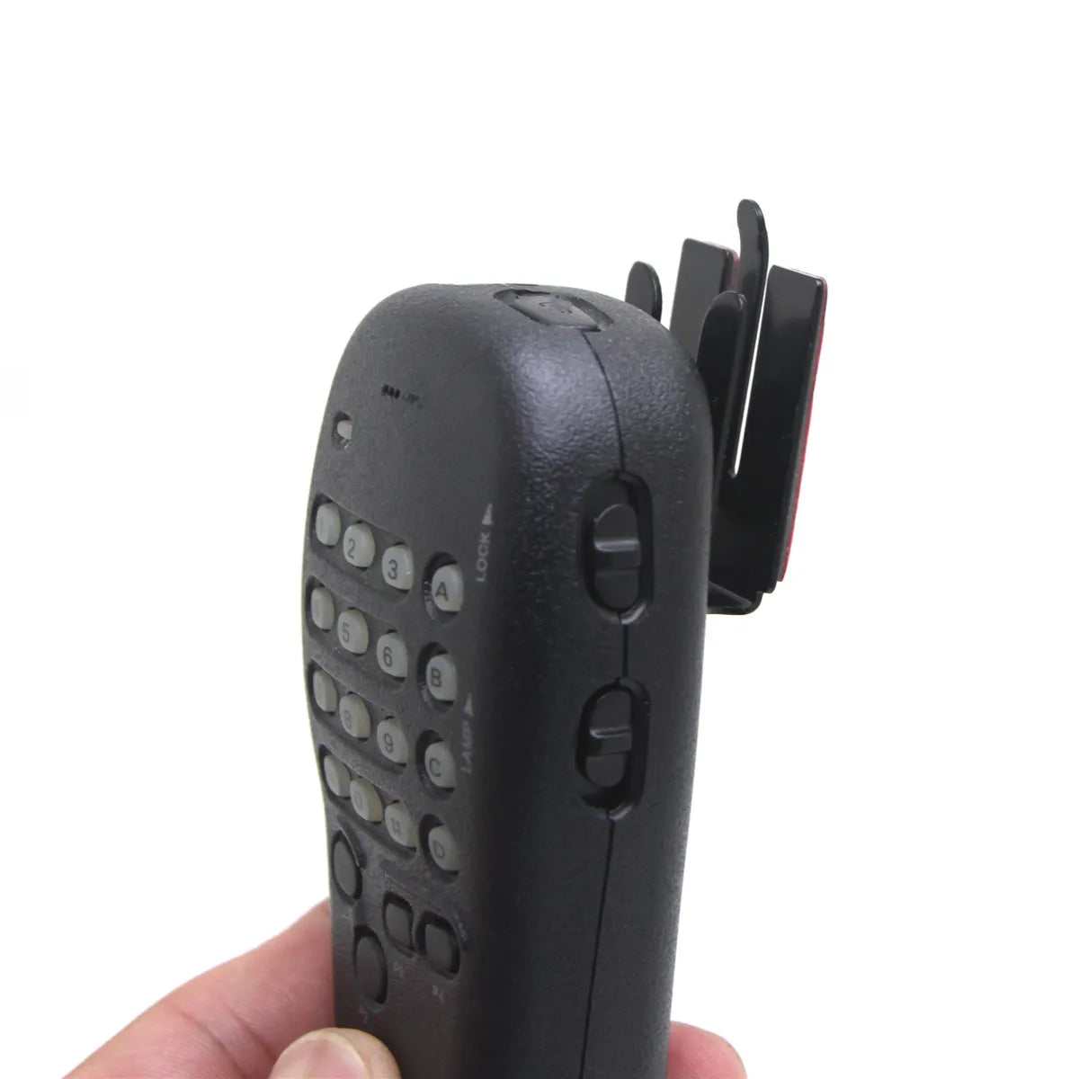 Metallkrok for mikrofonholder til CB-radio
