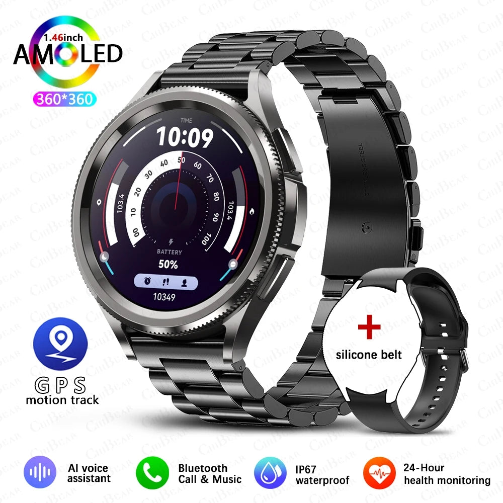 1.46-Inch Round Smartwatch with Calling Features