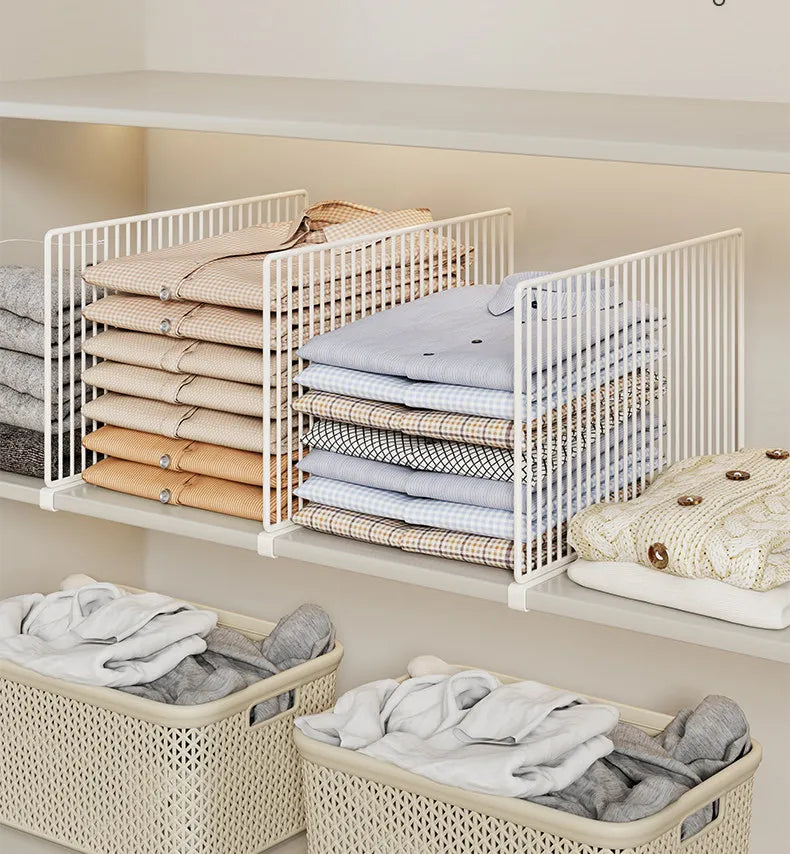 Adjustable Metal Wardrobe Shelf Dividers