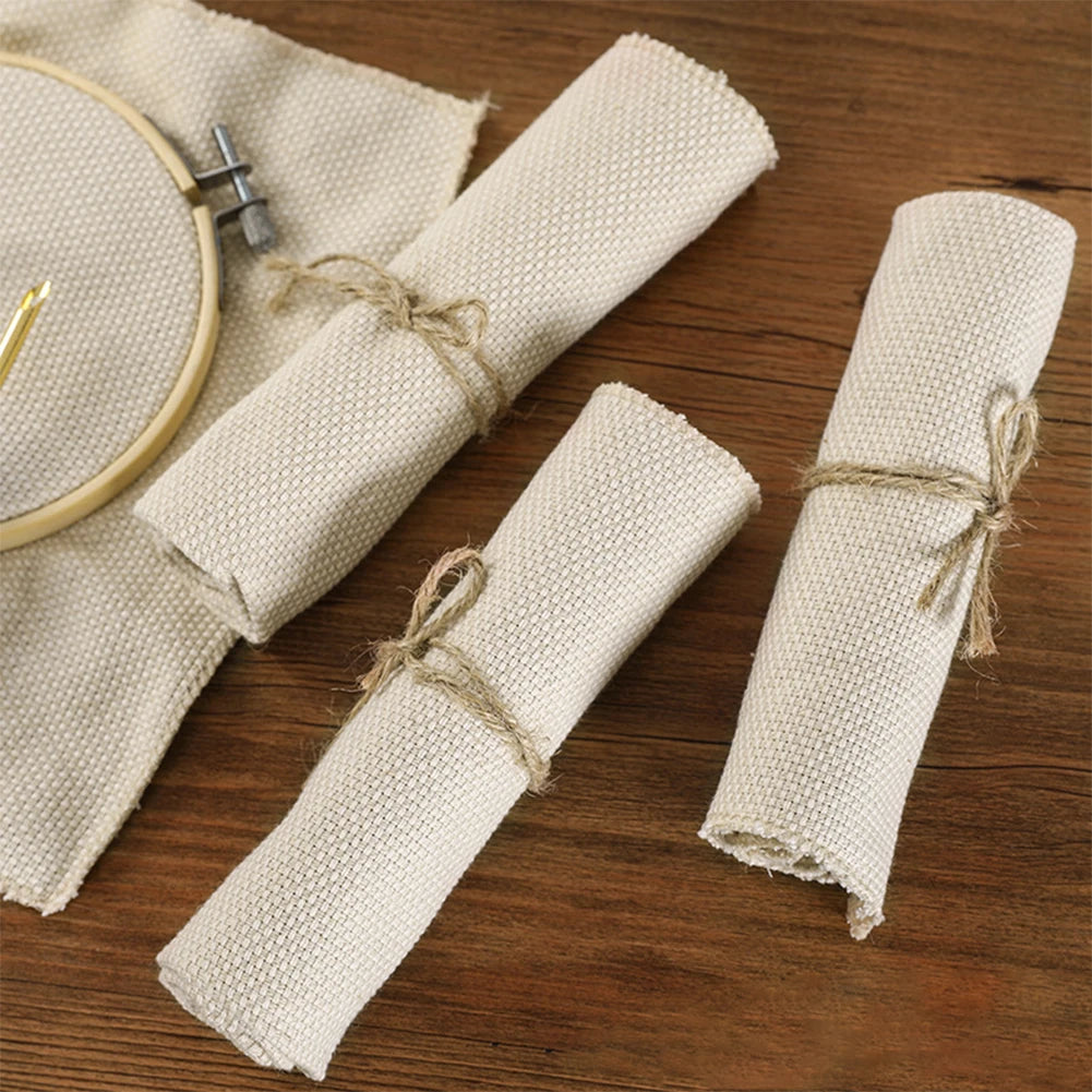 Cotton Punch-Needle Cloth or Embroidery Pen Options